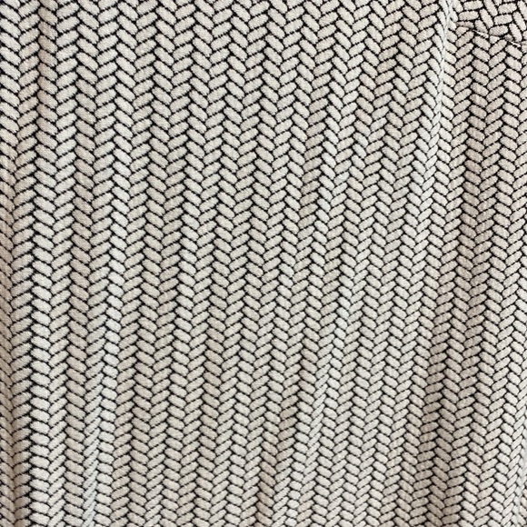 Dynamite | Long Sleeve Mini Herringbone Mini Dress - White & black - small - Picture 3 of 7